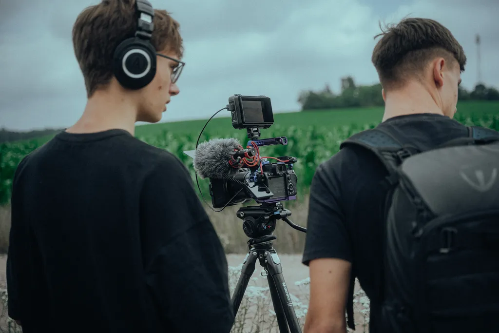 Dokumentární foto z natáčení filmu Stanislav
